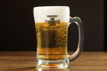 餃子居酒屋の生ビール