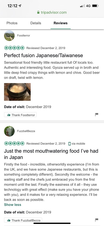 Best restaurants in tokyo