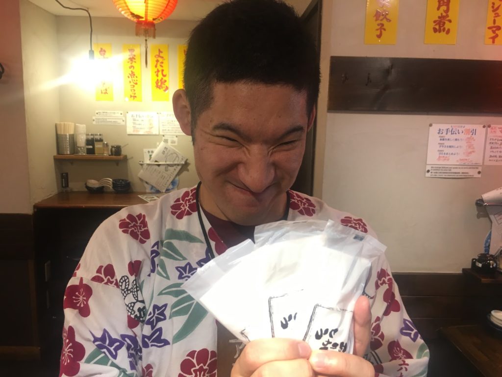 お客様への愛情はおしぼりにまで比例する