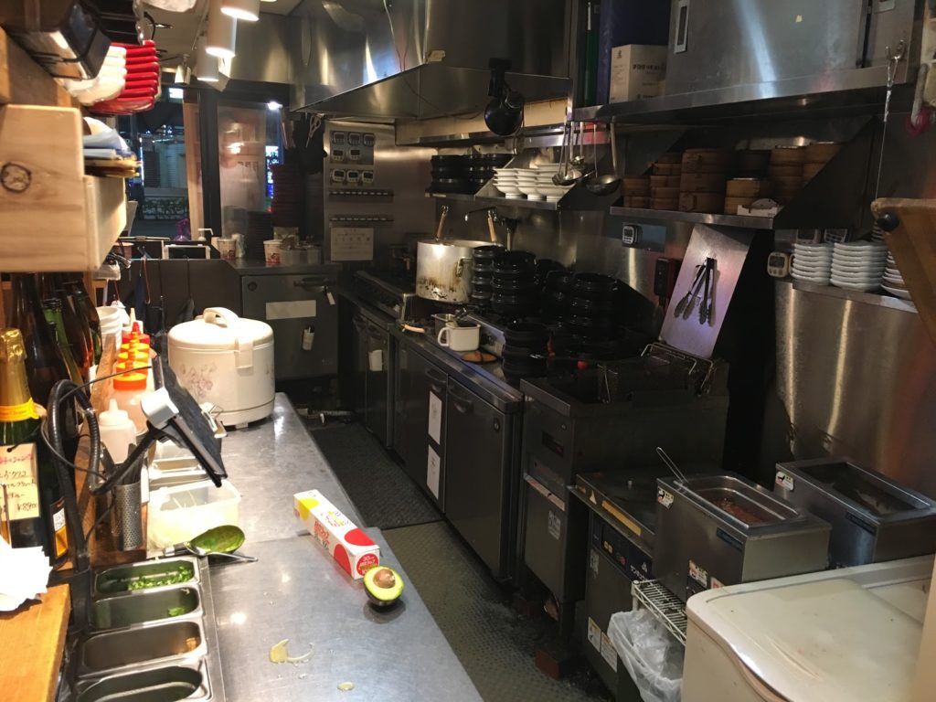 キッチンはサウナ